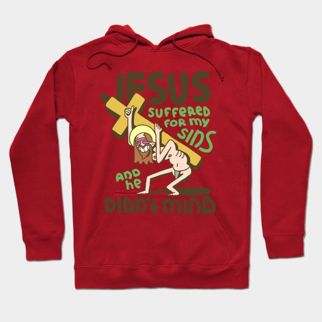 Jesus didn't mind Hoodie by zhuravkov